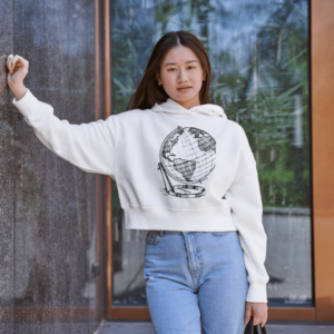 Blusa globo terrestre